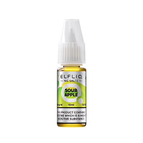 Elfliq - Sour Apple - Nic Salt E-Liquid – 10ml